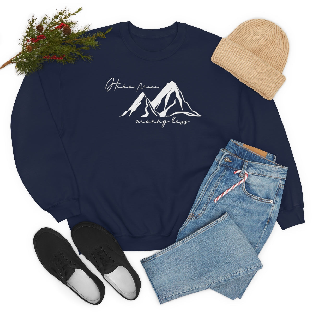 Hike More Worry Less - sweater 2