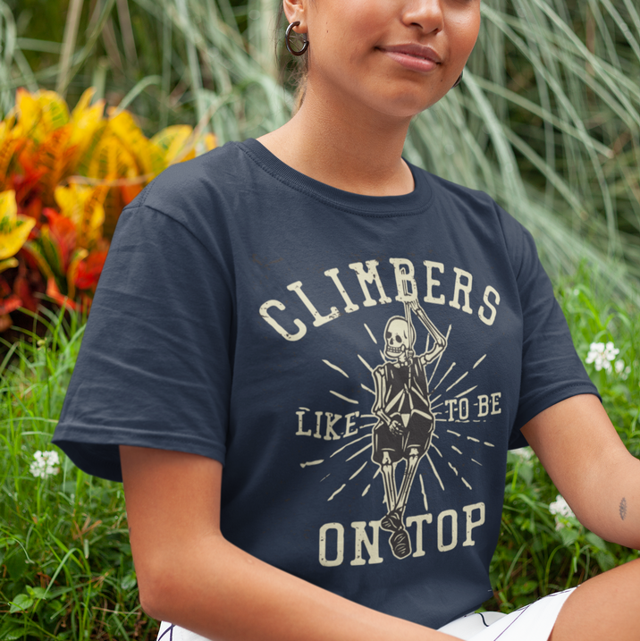 Climbers Like To Be On Top Tee
