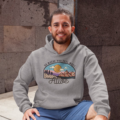 Man with Most Alive Hoodie